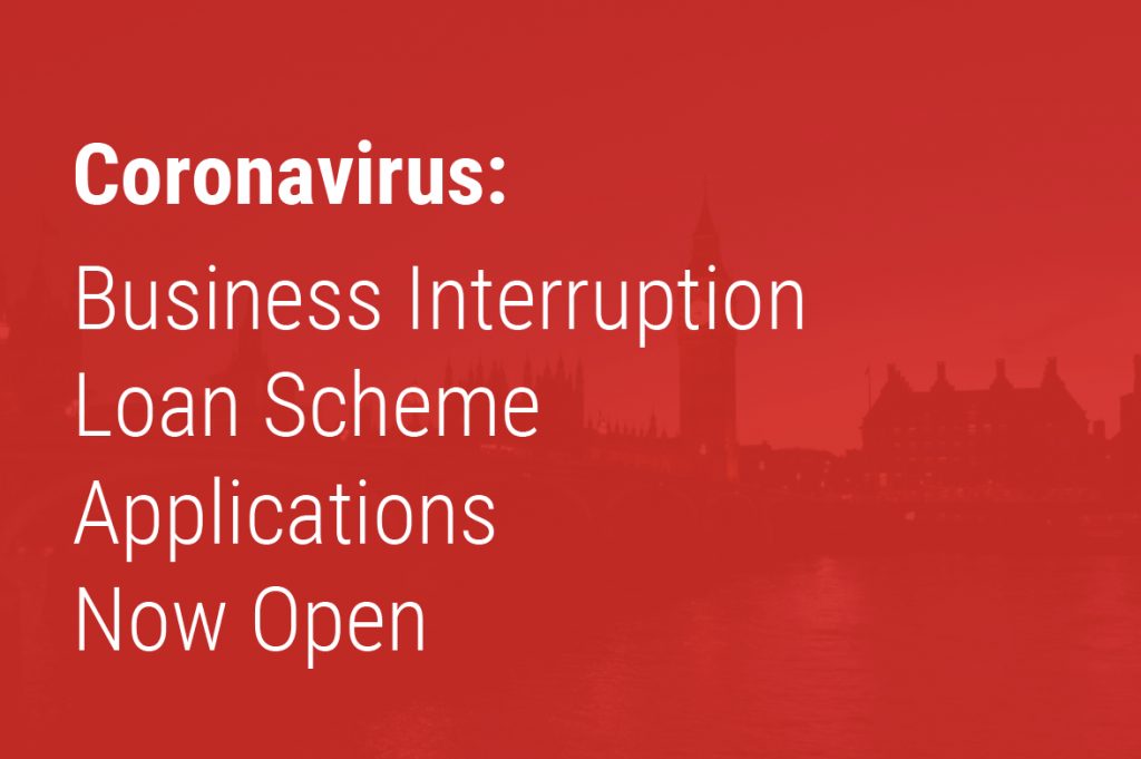 Coronavirus Business Interruption Loan Scheme Applications Now Open For SMEs