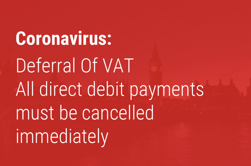 Deferral Of VAT Payments Due To Coronavirus