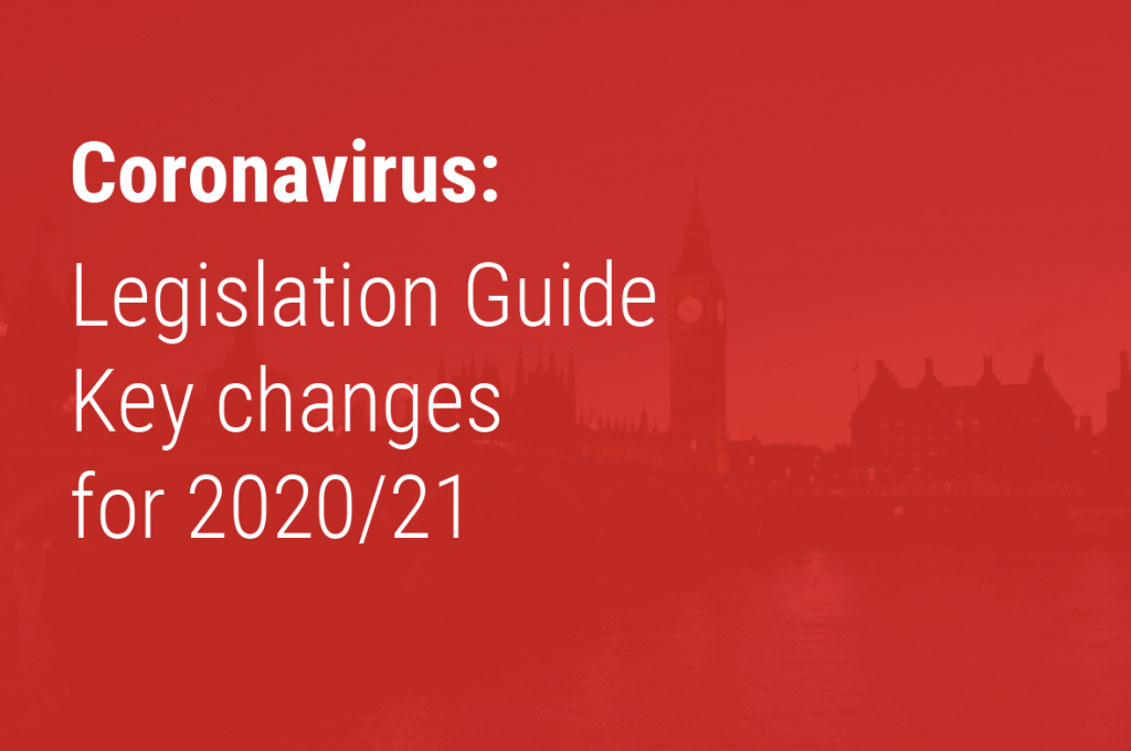 Legislation Guide - Key Changes for 2020/21